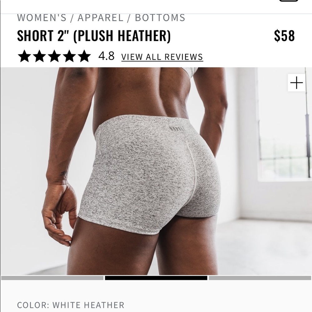 Nobull Plush Heather Shorts